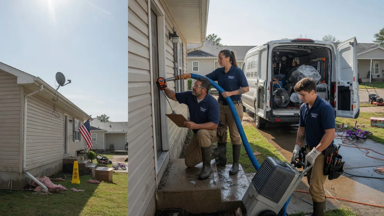 Ceiling Water Damage Restoration in Old Forge, PA near me